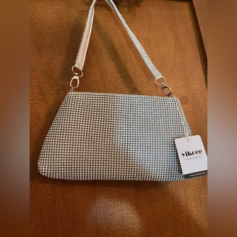 Small sparkly handbag. Very in trend & perfect w a LBD or for prom.